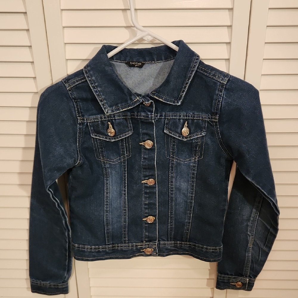 bebe girls Blue Jean Jacket